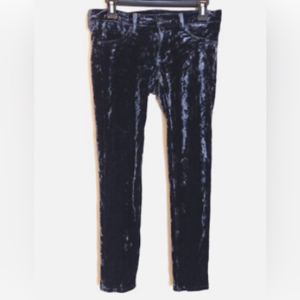AG Adriano Goldschmied Crushed Grey Velvet
Super Skinny "The Legging" Size 30R